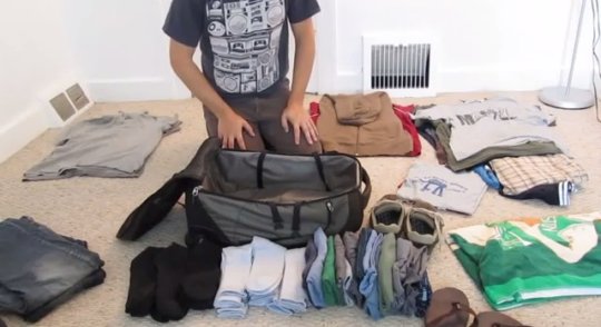 Vídeo: fazendo as malas como um profissional
