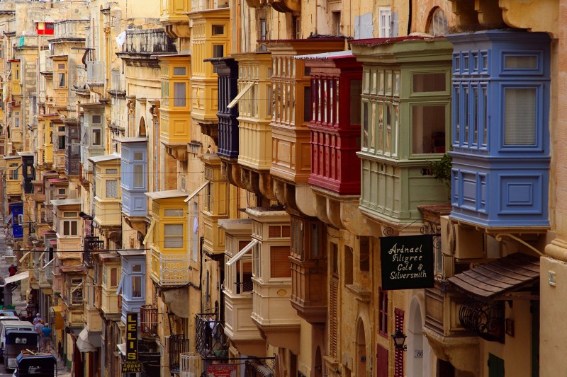 Morar ou trabalhar em Malta: Republic Street, Valletta, Malta | Foto: Antonio Vaccarini