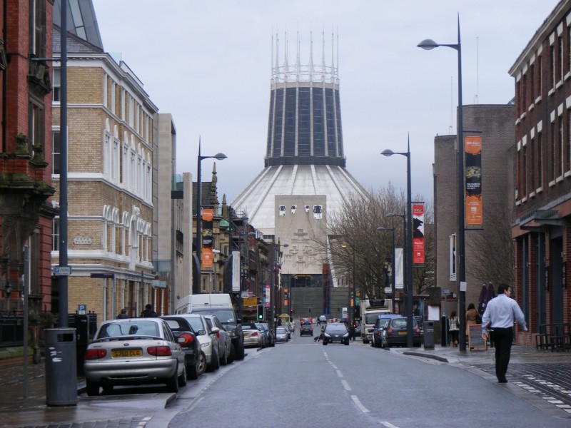 Hope Street e Metropolitan Cathedral ao fundo | Liverpool, Inglaterra