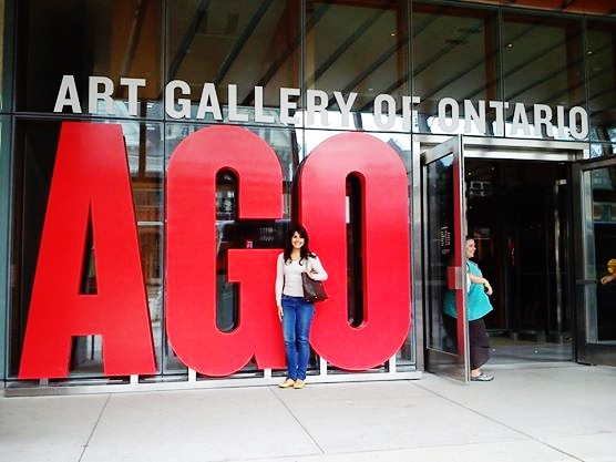 Art Gallery Of Ontario | Intercâmbio em Toronto, Canadá | Foto: arquivo pessoal/Graziela Marchan