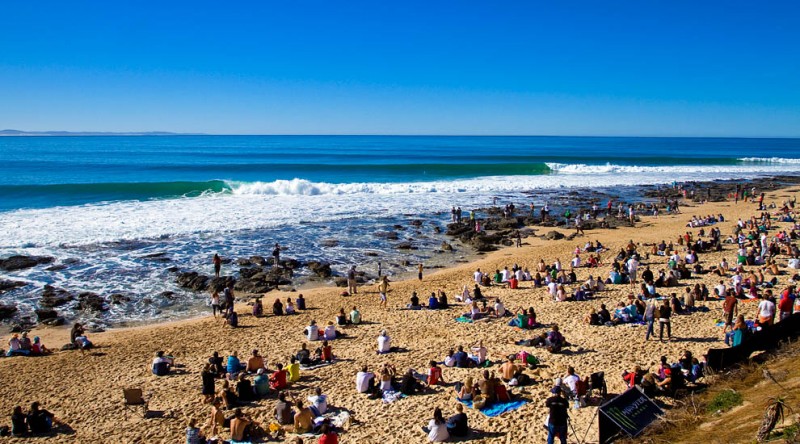 Campeonato de surfe em Jeffrey's Bay, África do Sul
