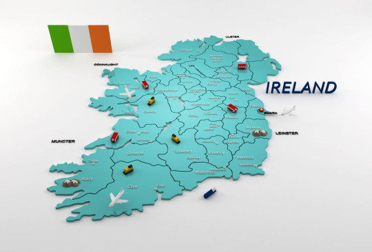 Mapa da Irlanda: veja o país antes de viajar