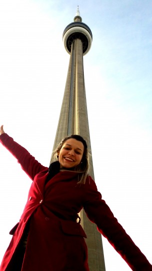 CN Tower em Toronto, Canadá | Foto: Isabelle Roque/Arquivo Pessoal