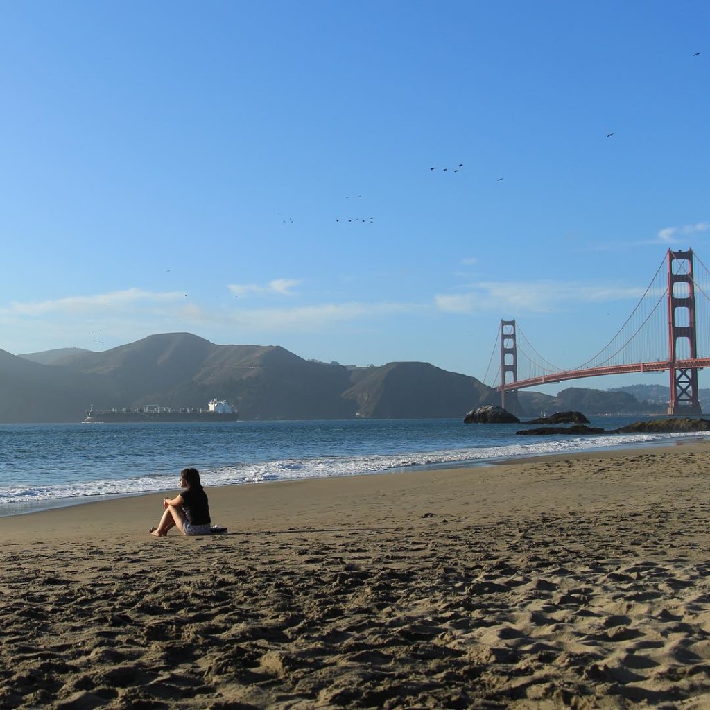 Baker Beach, San Francisco | Foto: Fernanda Yukari/Arquivo Pessoal